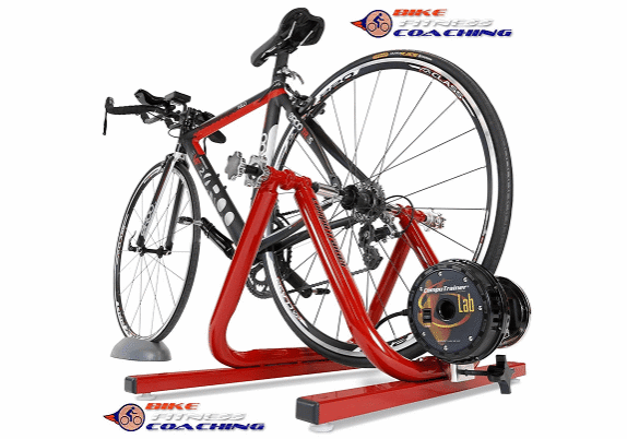 Bicycle on indoor training stand